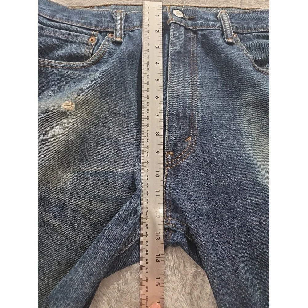 levis 505 mens denim jeans Sz 38x34 100% Cotton